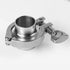 XaoJsun 1pc 304ss Set DN8-DN500, Industries(57-77.5) Quick Fitting Connector - Anticorrosion Clamp for Beer, Dairy