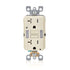 Leviton GFCI Outlet with Guidelight, 20 Amp, Self Test, Tamper-Resistant with LED