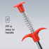EKDJKK Plumbing Grabber, Flexible Claw Pick Up Reacher Tool, 4 Claws, 24 Inches for Home Sink and Drains