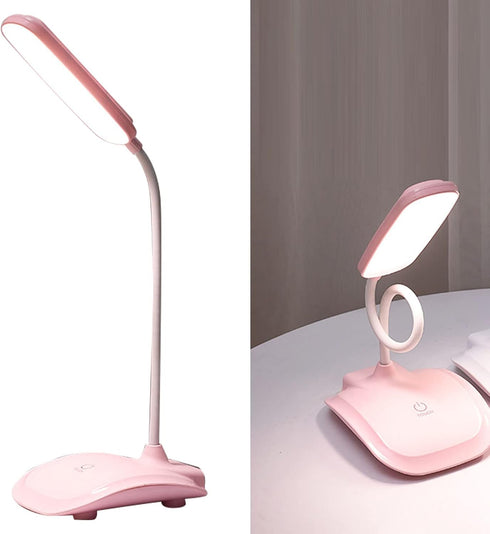 Gsycle LED Desk Lamp, Touch Control Three Level Color Temperature USB Charging Table Study Lamp Portable Reading Light