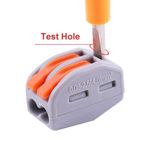 30 Pcs Lever Wire Connectors Kit, 2, 3 and 5 Port, Compact Splicing Electrical Insulated Terminals for 28-12 AWG