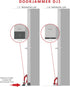 DoorJammer DJ3 Portable Door Lock Brace for Home Security and Personal Protection | Hotel Room, Apartment Safety