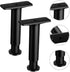 2pcs 20-37cm, Luxshiny Adjustable Plastic Furniture Legs for Bed Frame Support, Telescopic Height Waterproof Cabinet