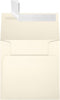LUXPaper Square Invitation Envelopes | Peel & Press | Natural Linen | 3 1/4" x 3 1/4" | 80lb. Text | 50 Qty