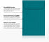 LUXPaper #1 Coin Envelopes, 2 1/4" x 3 1/2", Teal, 80lb Text, 50 Qty
