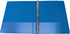 School Smart Polypropylene Round Ring View Binder, 1/2 Inch, Blue by School Smart