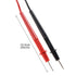 2Pair Banana Plug Multimeter Probe Pen Testing Connecting Cable Stick 2.6Ft 1000V Black Red