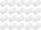 MECCANIXITY 20Pcs Plastic Gears Plastic Worm Gears Model 6102AA Reduction Gear for