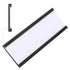 C Channel Magnetic Label Holders, 1x2 Inch with Paper Inserts, Pack of 100 for File Cabinet Labels