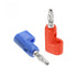Qingdinu 40PCS 4mm Banana Plug Pin Copper Electrical Connector Adaptor Connecting Bending L Shape Jack Socket(Red)