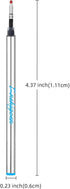 Parker Rollerball Pen Refills Compatible with Most Brands, Fine Point 0.7mm, Pack of 15 (Blue Ink, Waterman)