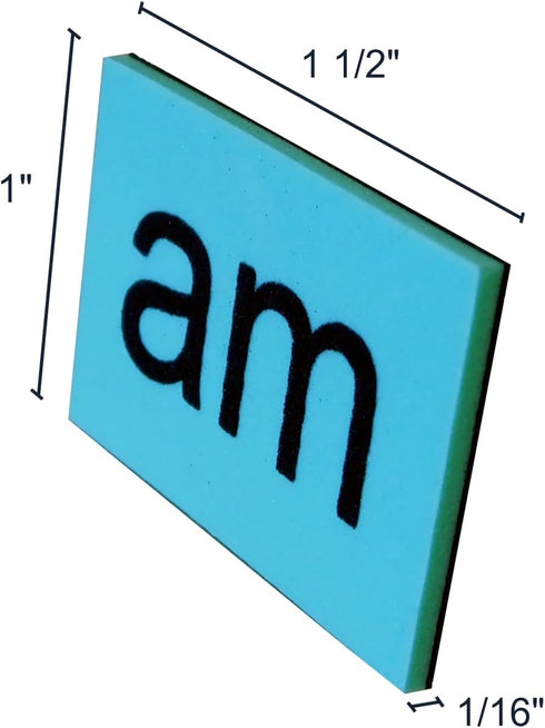 Foam Phonics Set Magnetic Foam Reading Tiles with Folding Magnetic Board Homeschool and Classroom Portable Magnetic