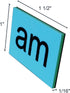 Foam Phonics Set Magnetic Foam Reading Tiles with Folding Magnetic Board Homeschool and Classroom Portable Magnetic