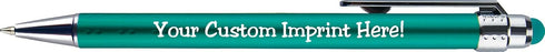Express Pencils 12 Personalized Pens with Stylus Tip -Bright Vibes- Click action - Custom - Black writing - Printed