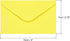 PATIKIL Mini Envelopes, 50 Pack Mini Gift Card Business Card Envelopes for Weddings, Light Yellow