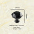 SANCHAKOU 6 0.94 0.98Inch Cabinet Furniture Knobs Pcs * Single Hole Black Diamond Bedside Table Drawer Crystal Acrylic