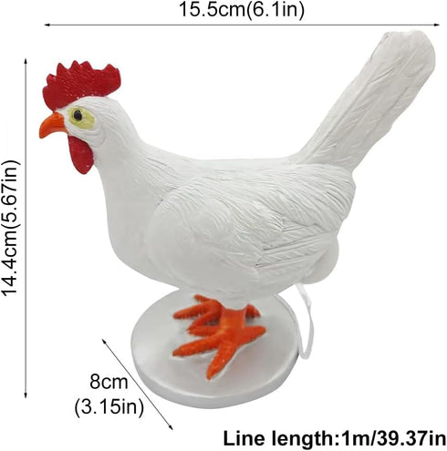 Rivonthex 3D Egg-Laying Chicken Lamp - USB LED Table Light, DIY-Friendly & Compact | Ideal Easter/Birthday Gift