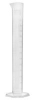 EISCO Graduated Cylinder, 250mL, Class B Tolerance, Octagonal Base, Polypropylene Plastic