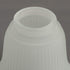 2 Pack 2-1/8-Inch G0016 Frosted Ribbed Glass Shade, Bell Shaped Light Fixture Replacement Globe or Cover with Fitter