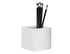 Bostitch Office Konnect Pencil Cup Desk Organizer, White Pen Cup for Office Supplies