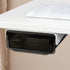 yuntop 1 Pcs Under Desk Drawer, Hidden Organizer, Plastic Self-adhesive Slide Out Storage Drawer for Office, Home