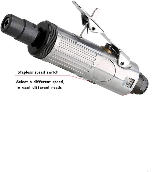 1/4 Inch Air Die Grinder, 25,000 RPM Free Speed, Mini Polishing Tool with 1/4 Inch and 1/8 Inch Collet