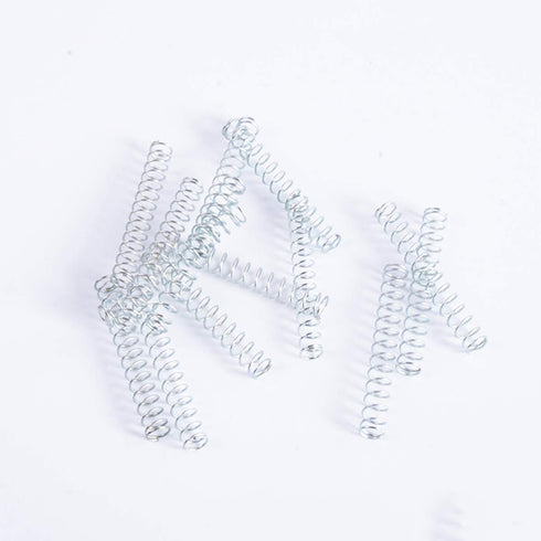 Customized Galvanized Spring Steel Metal Small Coil Pressure Spring, 100Pcs for Ball Pen, Wire Diameter 0.4mm