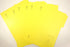 Kokuyo Individual Folder 1/3 Cut A4, Yellow, 6 Books Pack A4-3FS-Y
