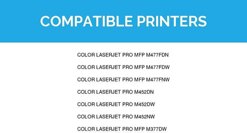 LD Compatible Toner Cartridge Replacement for HP 410X CF413X High Yield (Magenta)