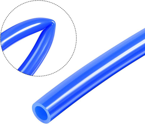 uxcell Pneumatic Air Tubing, 1m (39.4 Inch) PU Polyurethane Hose Pipe, 12mm OD x 8mm ID, Blue