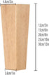 GJHYNT 5IN 7IN 10IN Wardrobe(10cm/4in) Square Solid Wood Sofa Feet, Replacement Legs for TV Stands, Modern Style