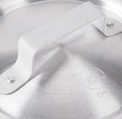 Soro Essentials 7 1.5 mm - qt. Aluminum Tapered Sauce Pan Lid Thickness- Multipurpose Cooking Sauce Pan Cover