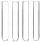 Glass Test Tubes, Sturdy Round Bottom Clear Lab Tubes (100, 12x75 mm)