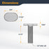 POWERTEC 1/4"-20 T Track Bolts - 20 Pack, 2-1/2 Inch Long T Slot Bolts for Woodworking Jigs and Fixtures