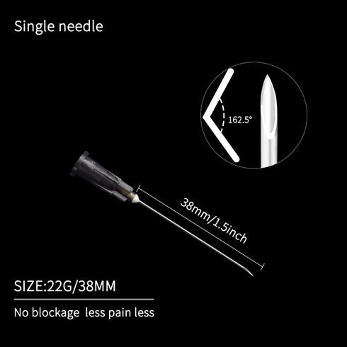 100 Pack 22 Gauge 1.5in Lab Accessories, Individually Sealed Supplies