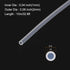 10m(33ft) 1mm(0.04") ID x 2mm(0.08") OD Silicone Tubing Clear Industrial Plastic Tubing Pure Silicone Hoses for Pump Siphoning Draining Irrigation Brewing