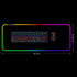 Qisan RGB Large Gaming Mouse Pad with Nonslip Base - 31.5 x 11.8 Inch, Soft LED Extended Mousepad with Anti-Slip Rubber