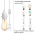 DXMKOP 16FT E26/E27 Bulb Plug in Pendant Light Cord, Lamp Kit with Light Socket, Hanging Lamp Plug in, Safe & Sturdy