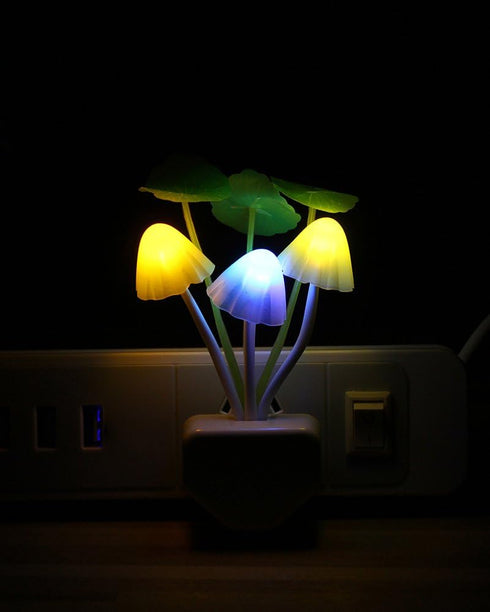 Color Changing LED Mushroom Night Light - Dreamy Bed Lamp