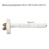 MECCANIXITY 4" K Type Ceramic Kiln Furnace Probe Thermocouple Sensor for Muffle Furnace Oven, High Temperature -50 to 1100°C 2.5x100mm