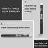 Dry Erase Markers Bulk, 60 Pack Black Low Odor Fine Point Markers for Whiteboard Use
