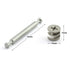 4Set Furniture Hardware Double End Head Rod Connection Cam Fittings, 64mm Furniture Board Panel Connection Accessories