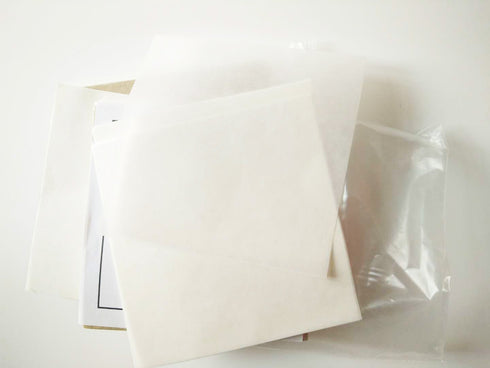 Weighing Paper Sheet, Non-Absorbing, High-Gloss, Pack of 1000 (90mm x 90mm)