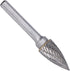 Carbide Rotary File - 1/4inch Shank Rotary File Die Grinder Burr Bit for Woodworking and Engraving.