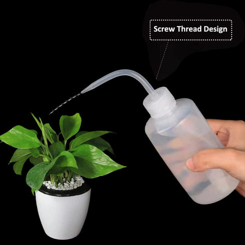 500ML 2PC Plastic Squeeze Bottle, Safety Rinse Wash Watering Can for Medical Lab Supplies