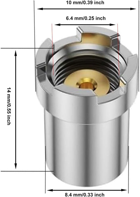 510 Thread Adapter, Thread Screw Converter, Soldering Iron Ring Adapters Connector Repair Accessories for Electronic