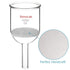 StonyLab Borosilicate Glass Buchner Filtering Funnel, Coarse Frit(G1), 94mm Inner-Diameter, 500ml
