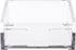 Juvale Clear Acrylic Sticky Note Holder, 3.9" x 3.9" x 1.6" Desk Accessory & Organizer for Classroom