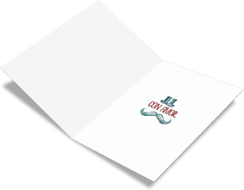 NobleWorks - 1 Funny Father's Day Card for Dad, Pa, Pop, Daddy, Stepfather, Grandpa w/Envelope