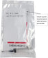 Biohazard Specimen Bags, 100pcs 6x9in with Ziplock Top and Outside Pocket Paperwork Pouch